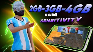 2GB 3GB  4GB RAM BEST SENSITIVITY ✅ 🎯 DPI SETTINGS FREE FIRE OB46 AFTER UPDATE 🤯 [upl. by Dream]