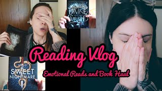 Reading Vlog YA Fantasy HORROR Birthday Book Haul [upl. by Mettah]