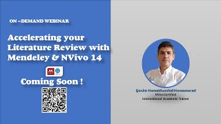 Using NVivo with Systematic literature review Lecture 1 Qualitative Data Analysis Services [upl. by Emmi]