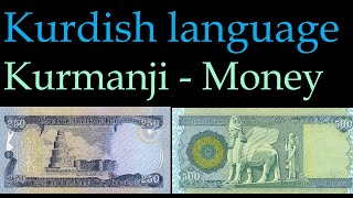 Kurdish Kurmanji language  money [upl. by Irabaj]