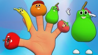 Frutas dedo familia  Rimas dedo para niños  Fruits Song  Learn Fruits  Fruits Finger Family [upl. by Luckett694]