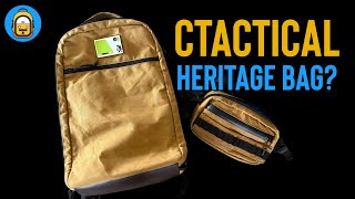 CTactical CT21 Waxed Canvas Backpack Project Alchemy Review and Walkthrough [upl. by Maloney]