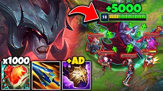 AATROX BUT I HAVE 100 HEALING ON SPELLS TANK AATROX [upl. by Boony]