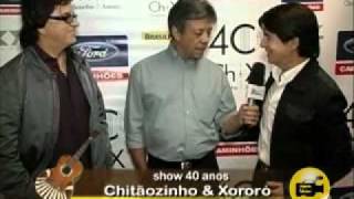 Entrevista Especial do Apresentador Siqueira Martins com Chitãozinho amp Xororó [upl. by Adnahcir]