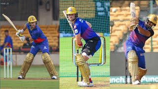 Will jacks Glenn Maxwell Mahipal Lomror and RCBs team practice session at Jaipur for RCB vs RR [upl. by Hoffer]