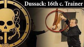 Sword Techniques with 16th Century German Training Tool  the Dussack [upl. by Enyal]