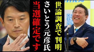 朝日新聞の世論調査でさいとう氏の当選が確実に【立花孝志 切り抜き】 [upl. by Chesney]