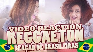 REACTION REGGAETON BRASILEIRAS REAGINDO VIDEOS DE MALUMA J BALVIN E NICKY JAM [upl. by Sivlek]