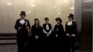 The First Noel Dickens Carolers NYC [upl. by Akim]