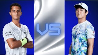 Juan Pablo Varillas PER Vs Yoshihito Nishioka 西岡良仁2024 Sardegna Open [upl. by Dido]