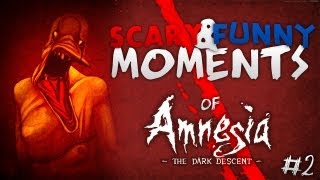 Scary amp Funny Moments  2  Amnesia Zombie Escape Amnesia Funtage [upl. by Levison835]