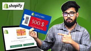 Shopify Gift Card Complete Tutorial 2023  Walkthrough Selling Gift Cards on Shopify  All Methods [upl. by Alyakcm]