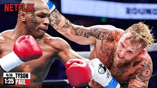 MIKE TYSON KNOCKS OUT JAKE PAUL  HIGHLIGHTS [upl. by Gnen]