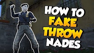 CSGO  How to REALLY Fake Throw Nades [upl. by Addi]