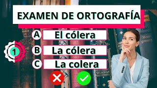 Examen de Ortografía y Gramática✅😊 ¿Podrás responder todas🤔 test ortografía gramática quiz [upl. by Bal201]