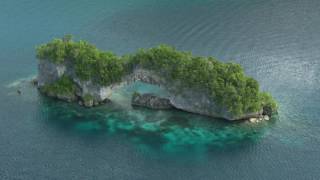 Palau RockIslandFlyOver [upl. by Ghassan948]