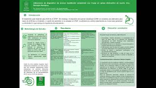 16 Adherencia de dispositivo de avance mandibular comparado con C pap en apnea obstructiva de sueñ [upl. by Nooj312]