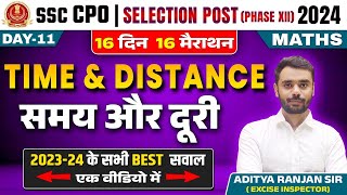 Time and Distance  16 Din 16 Marathon  Maths  SSC CPO  Selection Post 2024  Aditya Ranjan Sir [upl. by Nostrebor794]