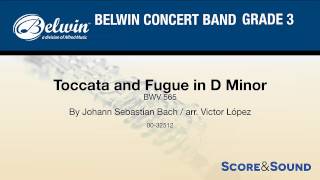 Toccata and Fugue in D Minor arr Victor López – Score amp Sound [upl. by Miner]