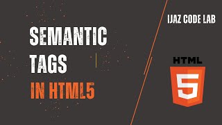 Class 3  HTML 5 Semantic Tags  UrduHindi [upl. by Eremihc]