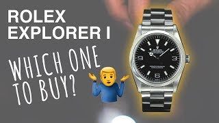 Which ROLEX EXPLORER 1 to choose [upl. by Ulyram536]