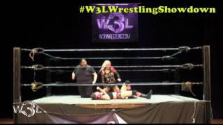 W3L Wrestling Showdown 131116  Leah Owens vs Little Miss Roxxy [upl. by Jamilla]