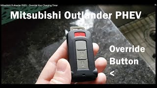 Mitsubishi Outlander PHEV Update  Override A Charging Timer [upl. by Ariajaj]