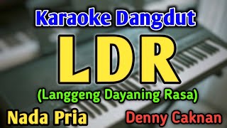 LDR  KARAOKE  NADA PRIA COWOK  Langgeng Dayaning Rasa  Versi Koplo Pargoy  Denny Caknan [upl. by Hnahc]