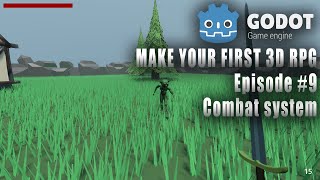 MAKE YOUR FIRST 3D RPG IN GODOT 9  COMBAT SYSTEM [upl. by Berriman]