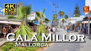 Cala Millor Mallorca City Center in 4K 60fps HDR UHD Dolby Atmos 💖 The best places 👀 walking tour [upl. by Ardeha]