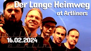 Der Lange Heimweg live at Artliners Berlin 16022024 [upl. by Jaine377]