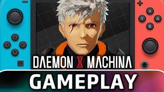 Daemon X Machina  20 Minutes of Gameplay on Switch [upl. by Yrroc411]