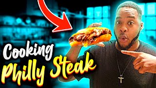 Philly Cheesesteak cooking [upl. by Laurita]