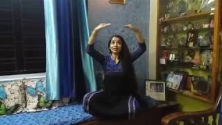 Pataka hasta Binijog by Odissi dancer Shatabdi Mallik [upl. by Ecnedac]