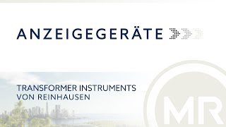 Anzeigegeräte  Transformer Instruments von Reinhausen [upl. by Ahsekin]