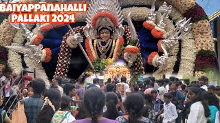 Baiyappanahalli Pallaki Utsava 2024 Bangalore Oora Habba  shiva raj kumar vlogs [upl. by Adnamma738]