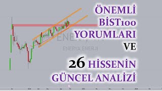 Borsa Daha Ne Kadar Düşecek  Piyasa Tecrübeleri  26 Hisse Senedinin Güncel Destek ve Dirençleri [upl. by Carnes]