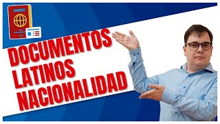 Documentos que Necesita un Latino para Obtener la Nacionalidad 📑🇪🇸 [upl. by Grani107]