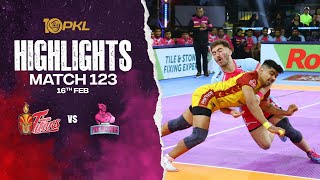 Match Highlights Telugu Titans vs Jaipur Pink Panthers  February 16  PKL Season 10 [upl. by Bradleigh]