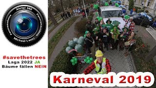 Karneval 2019 mit Ahrtal360 mal schnell durch die Aufstellung des Karnevalszug in Bad Neuenahr [upl. by Dnilazor]