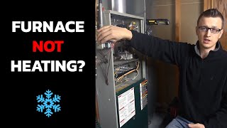 Furnace Not Blowing Hot Air  Easy Fix [upl. by Garaway790]