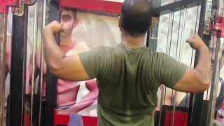 crossover lat pulldown 💪 Rafique Fitness [upl. by Darcy]