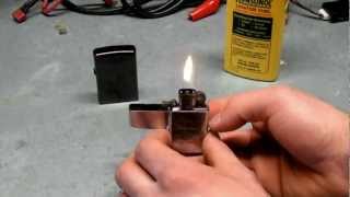 How to Fill a Zippo Lighter [upl. by Raoul]