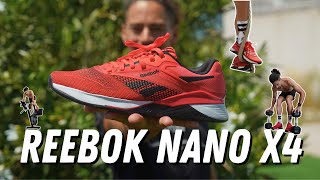 REEBOK NANO X4 ✦ UP ✦ TEST AVIS ✦ HEXXEE Socks ✦ 4K [upl. by Erda]