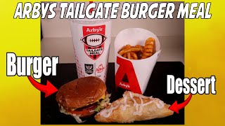 Arbys Tailgate Burger Meal Quick Look [upl. by Oloap]