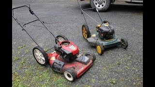 Fixing and Starting Two Free Lawnmowers [upl. by Seel]