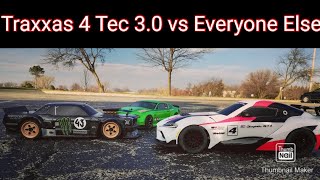 TRAXXAS 4 TEC 30 SUPRA GT4 VS HPI KYOSHO TAMIYA CARISMA AND 20 Ultimate Comparison [upl. by Janice]