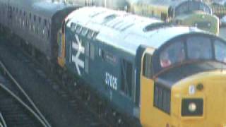 37025 Departs Boness  Class 37 Running Day [upl. by Ennyleuqcaj458]