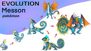 21 Added new evolution for Pokémon Messon  FlyingDragonFighting [upl. by Mor139]