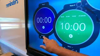 Promethean ActivPanel Training Using and Customizing the Spinners and Timers [upl. by Aehs]